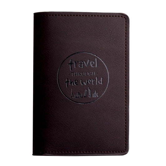 Men's Multifunctional PU Passport Bag Driver's Leather Case Holder