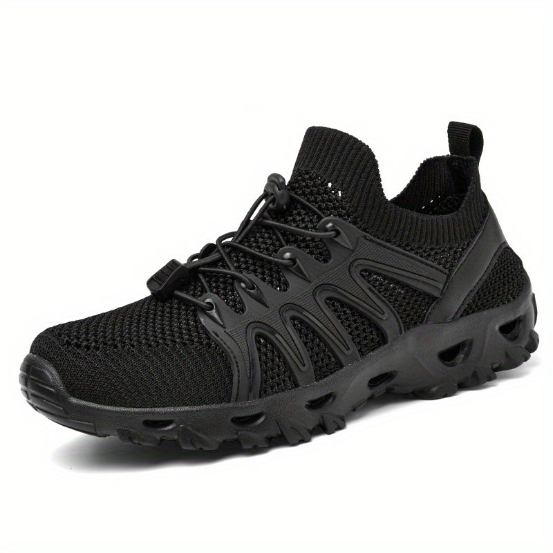Women's Outdoor Hiking Sneakers Lace Up Flat Sports Shoes