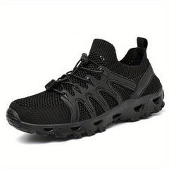 Women's Outdoor Hiking Sneakers Lace Up Flat Sports Shoes