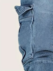 Slim Fit Jeans Mens Casual Street Style High Stretch Denim Pants