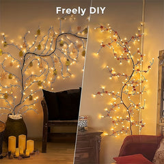 1pc DIY Vine Strip Light 1.8m USB Plug Bendable Branch Light