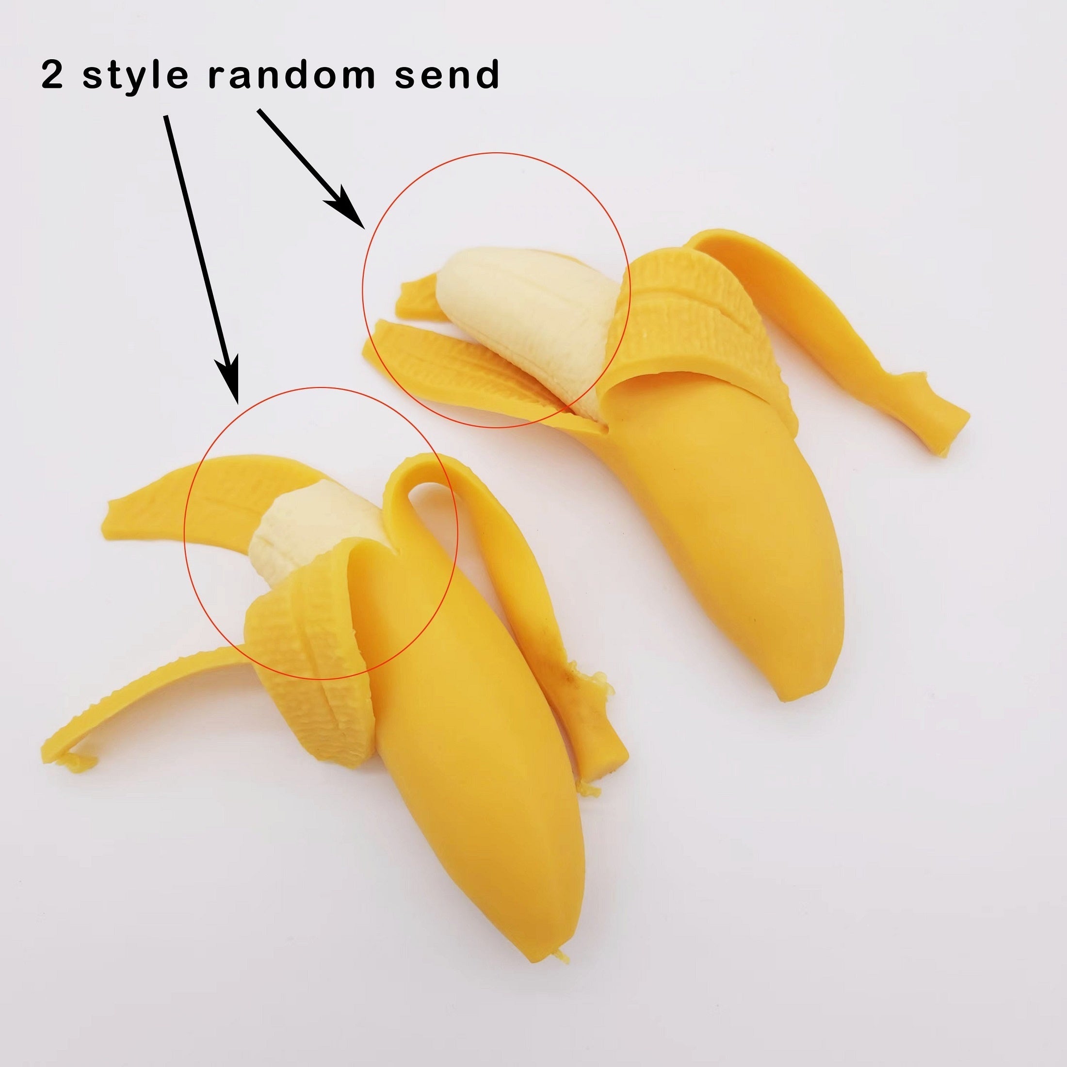 TPR Squeeze Toys Simulation Banana Holiday Party Activities Funny Toys