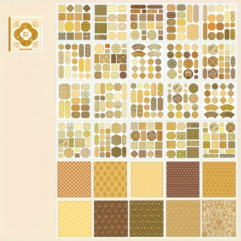 30pcs DIY Material Pack for Scrapbooking Journal Decor Stickers