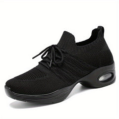 Women's Breathable Jazz Sneakers Lightweight Non slip Dance Shoes