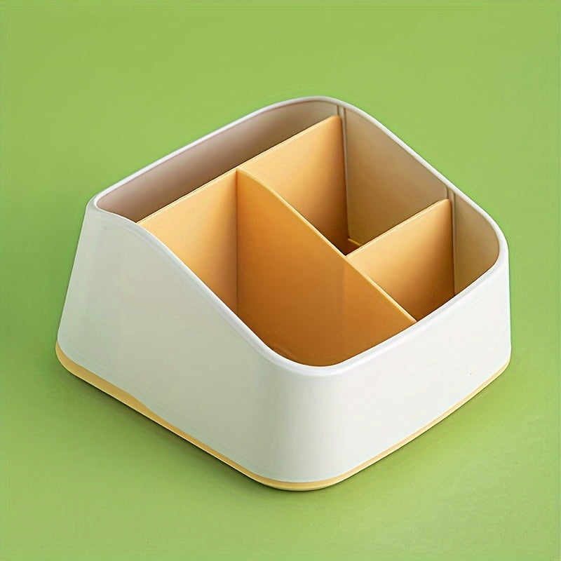 Minimalist Desktop Storage Box for Office Supplies and Remote Controls