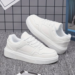 Lace-up Breathable Skate Shoes Women's Low Sneakers