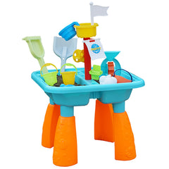 Sand Pit and Water Table Garden Kids Toy Activity Playset