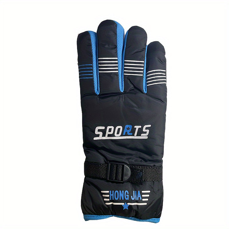 Winter Cycling Gloves with Warmth and Thickness