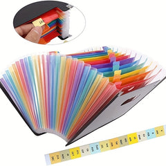 Accordion File Box Receipt Organizer A-Z Extended File Folder