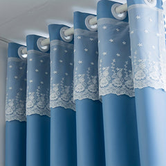 1pc Lace Shading Curtains For Living Room Bedroom Indoor Sunshades