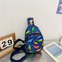 Kids Dino Excavator Chest Bag Lightweight Crossbody Bag
