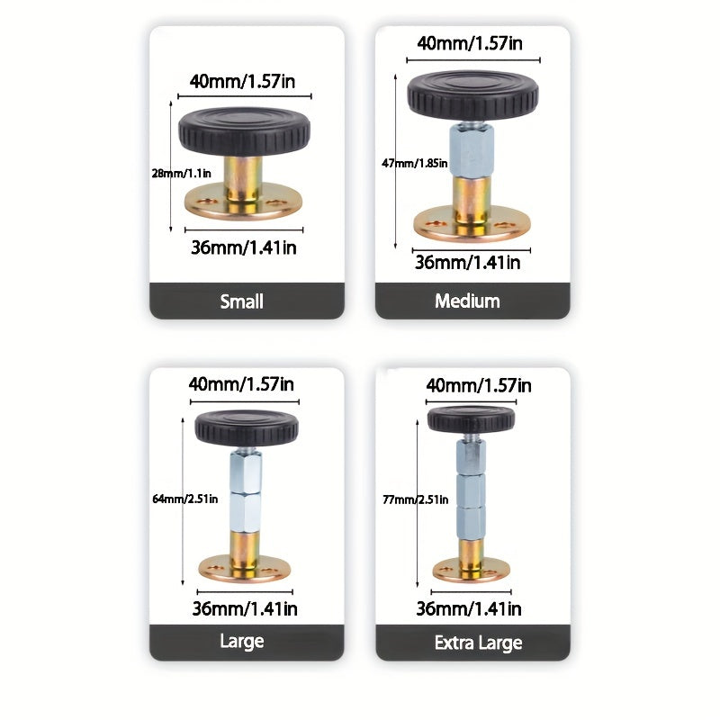 Adjustable Bed Frame Anti Shake Tool Headboard Stoppers 30-105mm