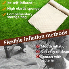 Outdoor Camping Polka Dot Inflatable Mattress
