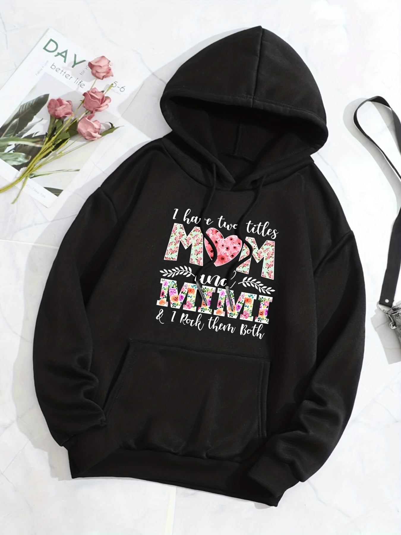Colorful Kangaroo Pocket Hoodie Long Sleeve Hoodies