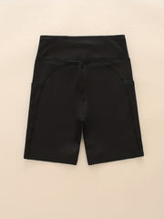 High Waist Butt Lifting Biker Shorts with Pocket for Women