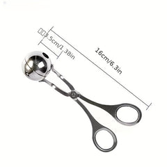 Stainless Steel Meat Baller Maker Rice Ball Tongs Scoop DIY Fish Ball Mold