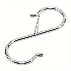 5 pcs S Hooks For Hanging 8 89 Cm Safety Buckle S Hook Pot Holder Closet Hooks