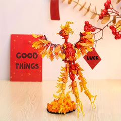 1071pcs Phoenix Building Blocks Set for Adults, Vibrant Colors