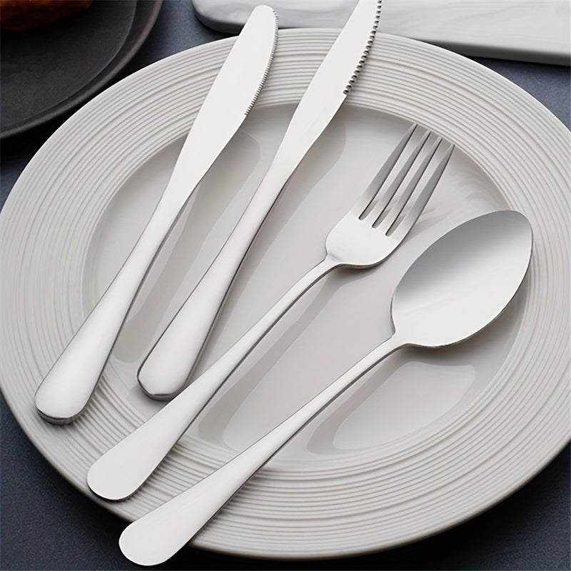 12 Piece Dinner Forks Silverware Set Stainless Steel Dishwasher Safe