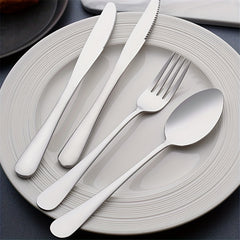 12 Piece Dinner Forks Silverware Set Stainless Steel Dishwasher Safe
