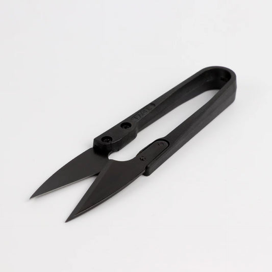 Mini Embroidery Scissors Stainless Steel U-shaped Spring Clipper