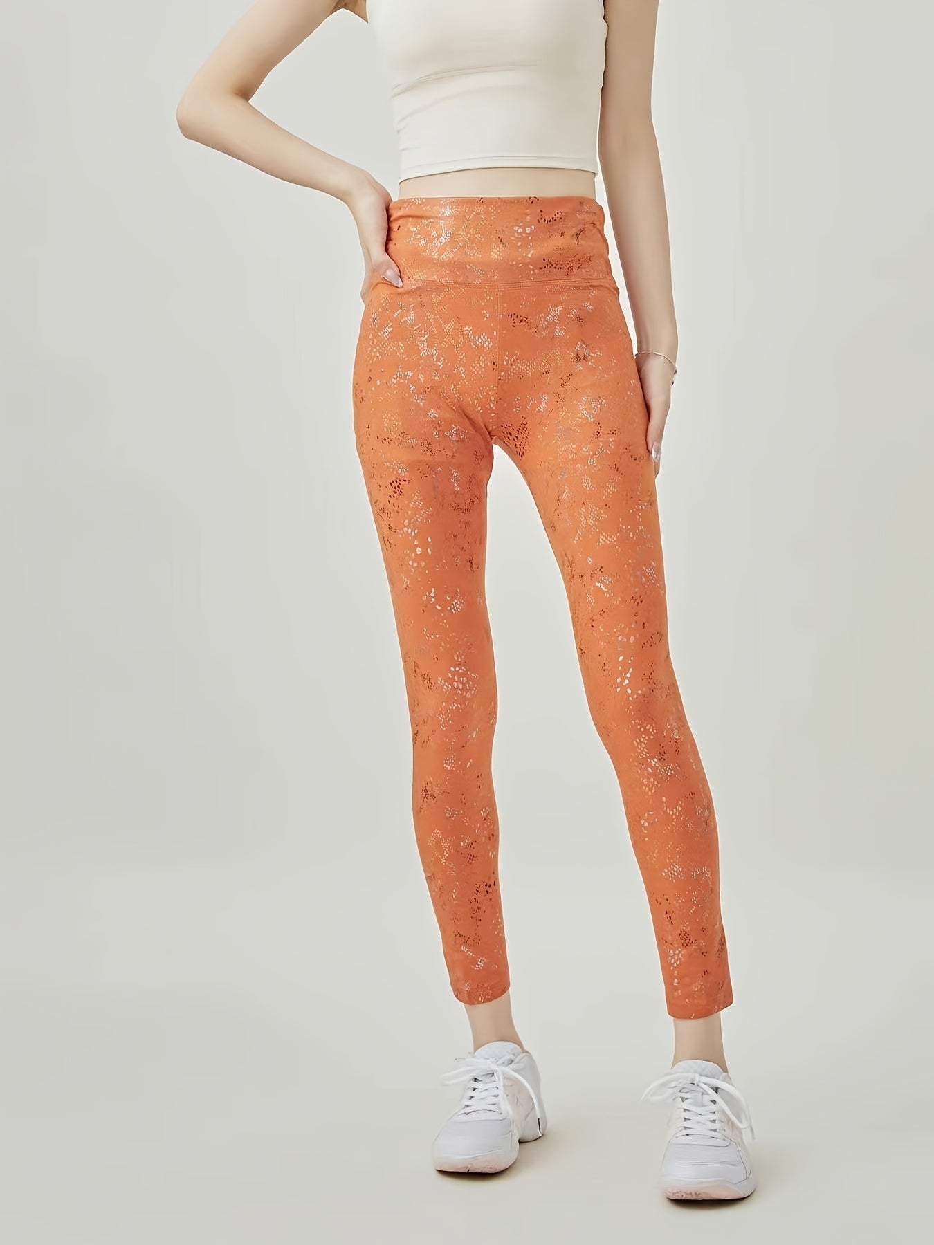 Women's High Waisted Yoga Leggings for Workout Running