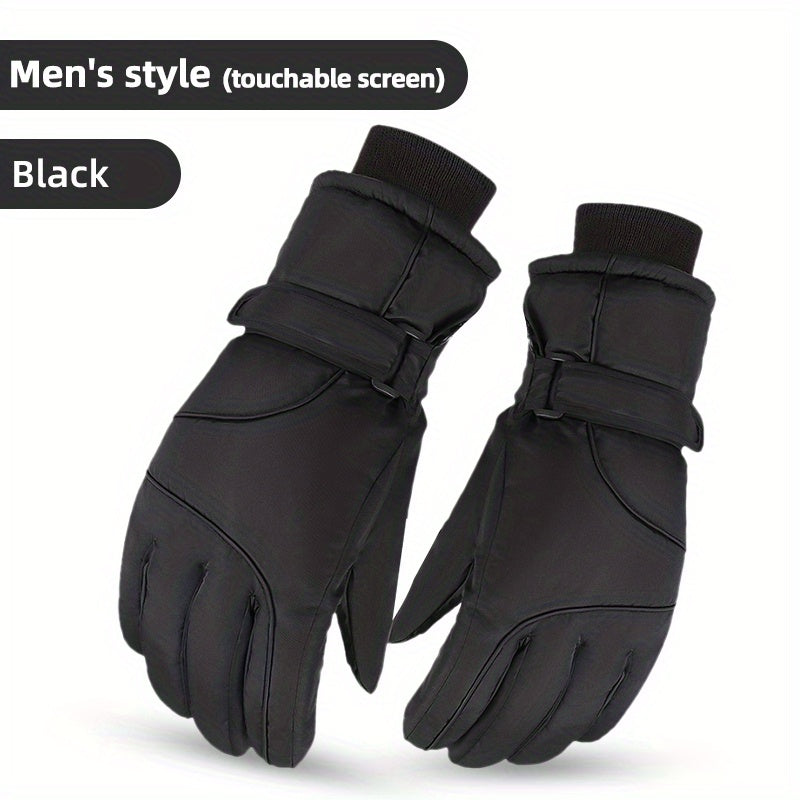 Winter Thermal Full Finger Gloves for Skiing Cycling