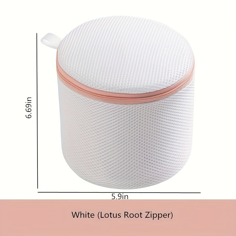 Mesh Underwear Washing Bag Zipper Reusable Foldable Laundry Bag