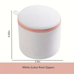 Mesh Underwear Washing Bag Zipper Reusable Foldable Laundry Bag