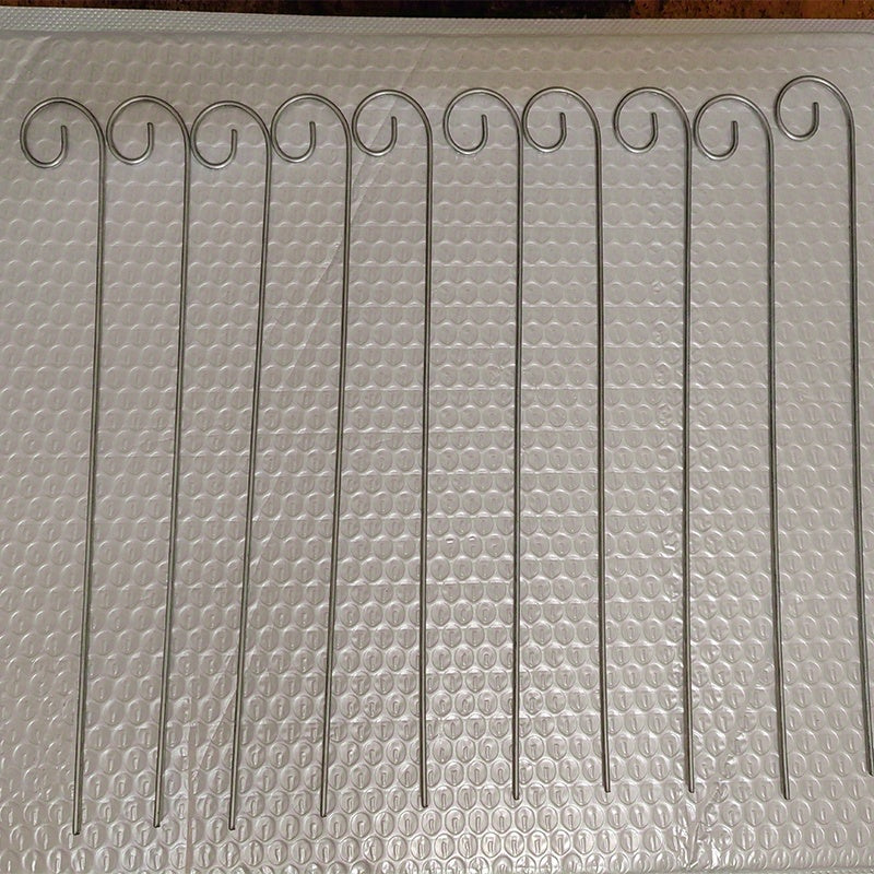 20pcs Stainless Steel Stake Hooks for Plant Labels - Weather Resistant