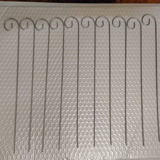 20pcs Stainless Steel Stake Hooks for Plant Labels - Weather Resistant