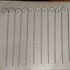 20pcs Stainless Steel Stake Hooks for Plant Labels - Weather Resistant