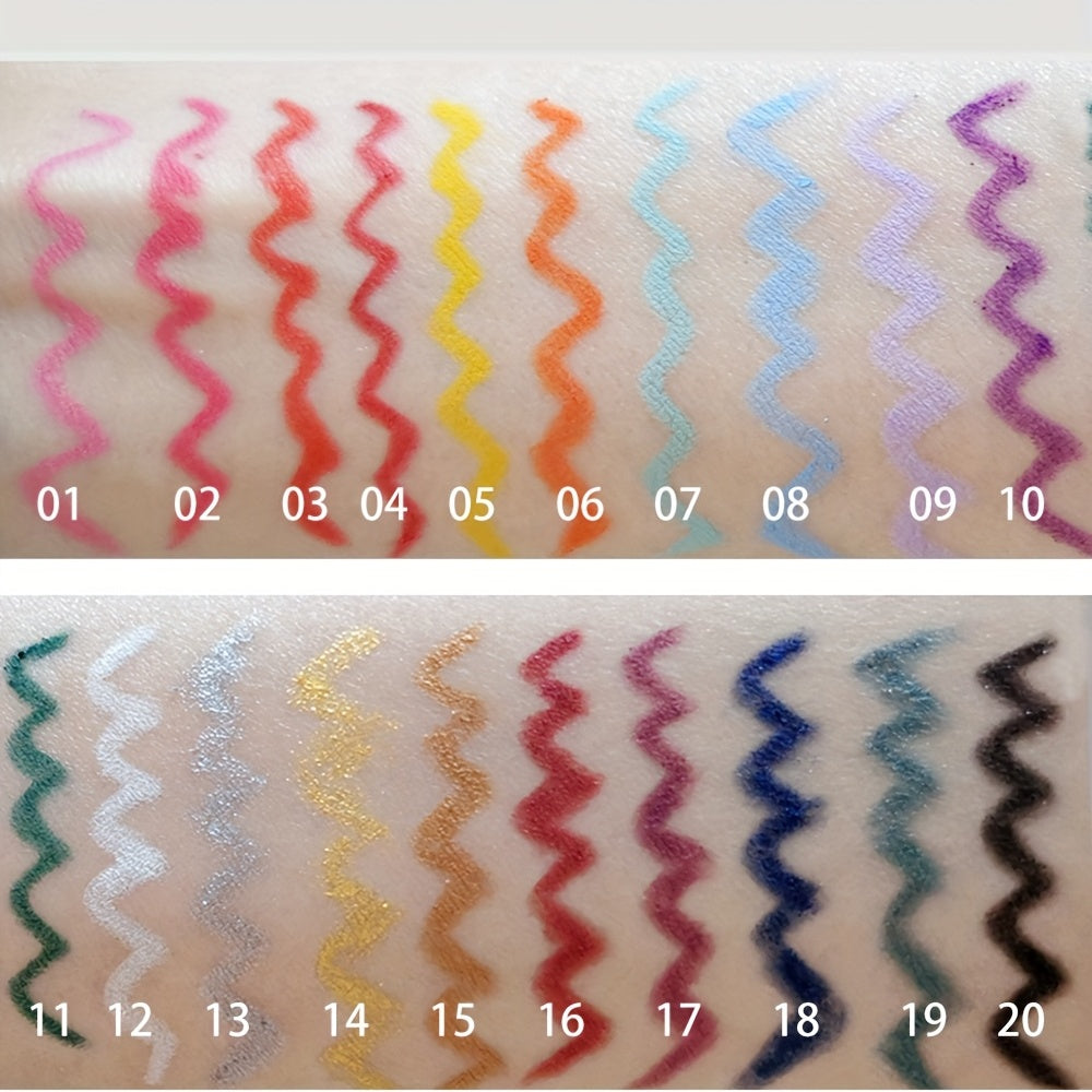 Pearly Matte Gel Eyeliner Pen Waterproof Smudge Proof