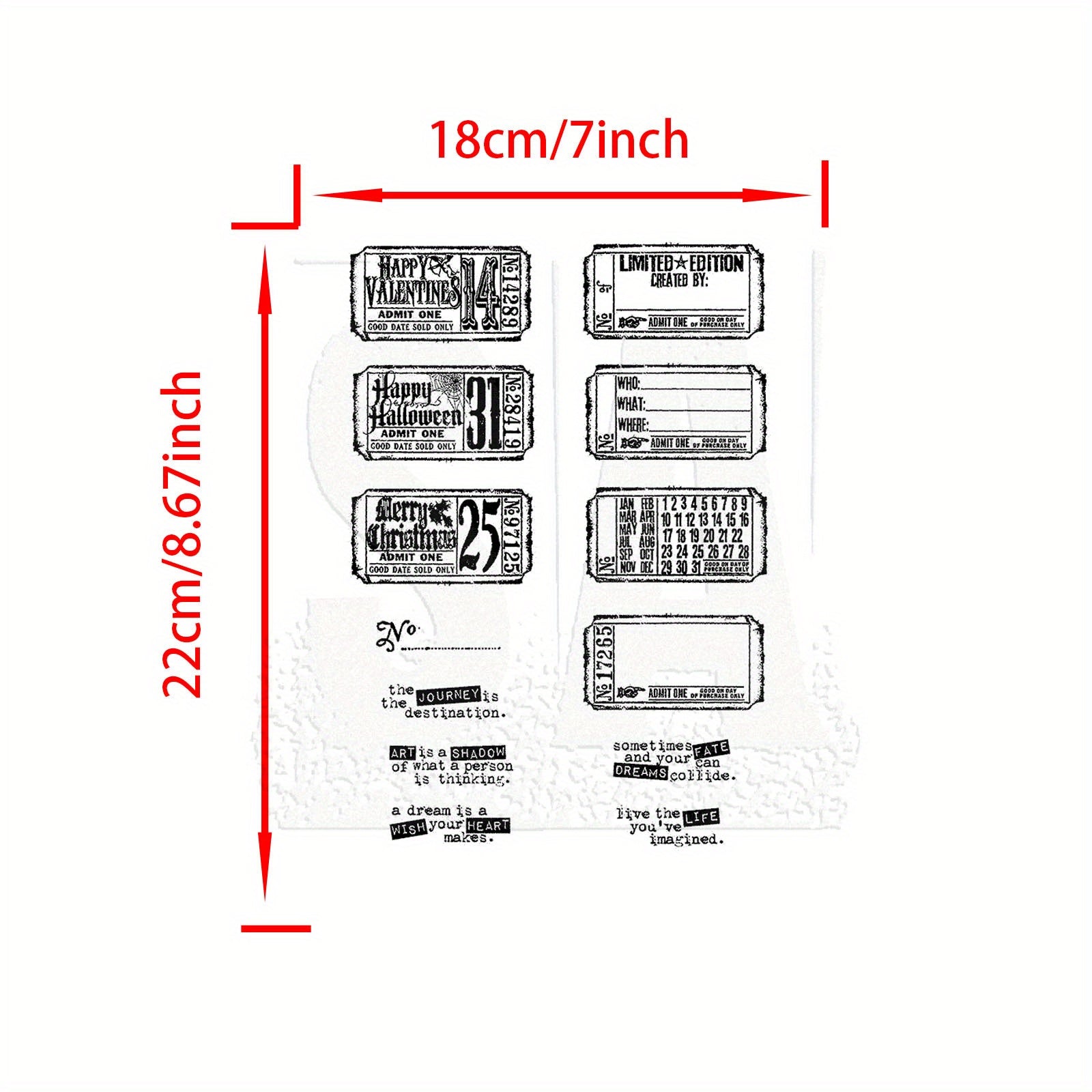 1pc Ancients Stamps Scrapbook Paper Craft Album Card Punch Art Stamps