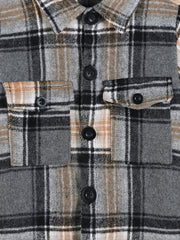 Boys Plaid Shirts Long Sleeve Button Down Tops Spring Fall Outwear Shirts
