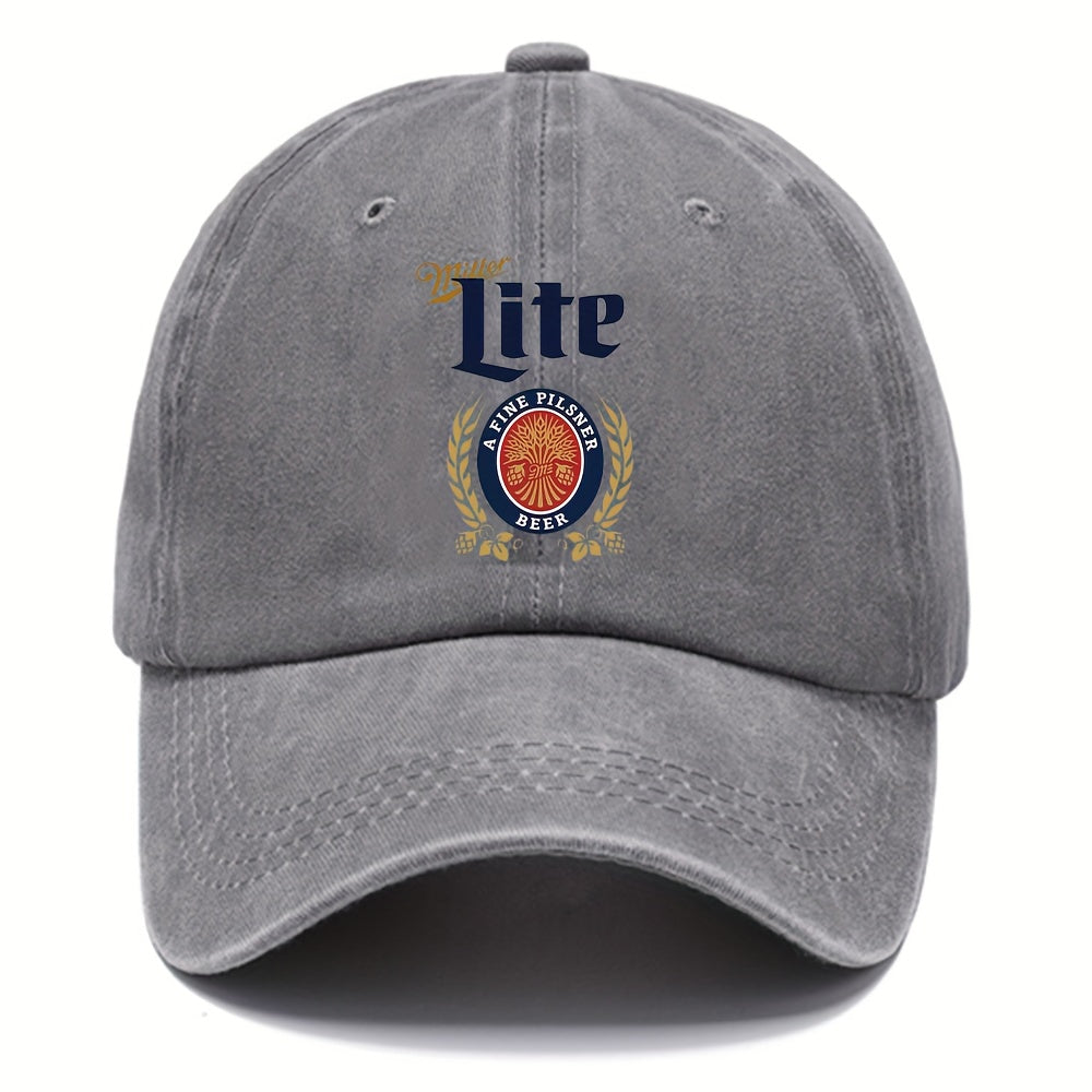 Washed Cotton Baseball Cap Adjustable Sun Protection Hat