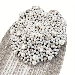Rhinestone Tassel Shoulder Decoration for Suits & Costumes