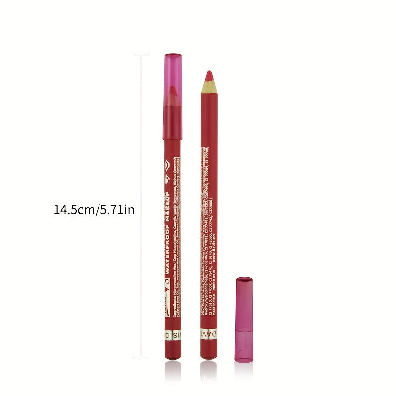Waterproof Lip Liner Eyeliner Pencil Makeup Pen