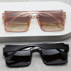2 Pairs Men's Large Frame UV Protection Sunglasses