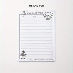 30 Sheets B5 Notepads Thickened Tearable Paper for Learning & Memo