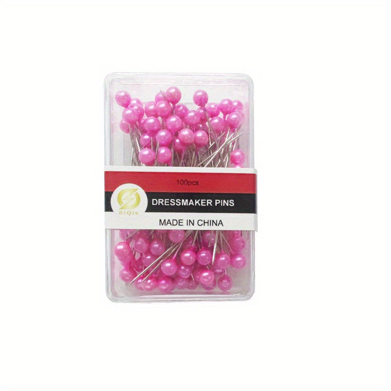 100pcs Multicolor Sewing Pins Straight Pins Craft Positioning Fixed Sewing Mark
