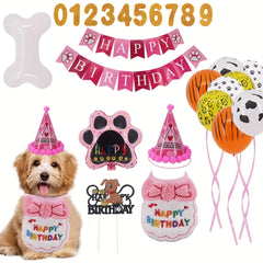 40pcs Pet Birthday Balloon Set for Celebration