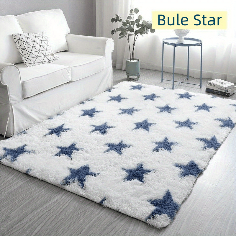 Soft Fluffy Shag Area Rugs Living Room Bedroom Floor Carpet Non slip