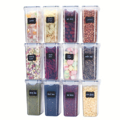 3pcs Airtight Food Storage Box With Lids Home Kitchen Decor