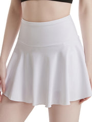 High Waist Tennis Skirt with Pockets for Yoga Golf Fitness