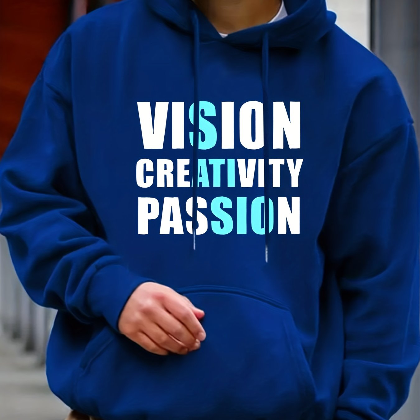 Men's Casual PASSION Hooded Sweatshirt Long Sleeve Streetwear Hoodi