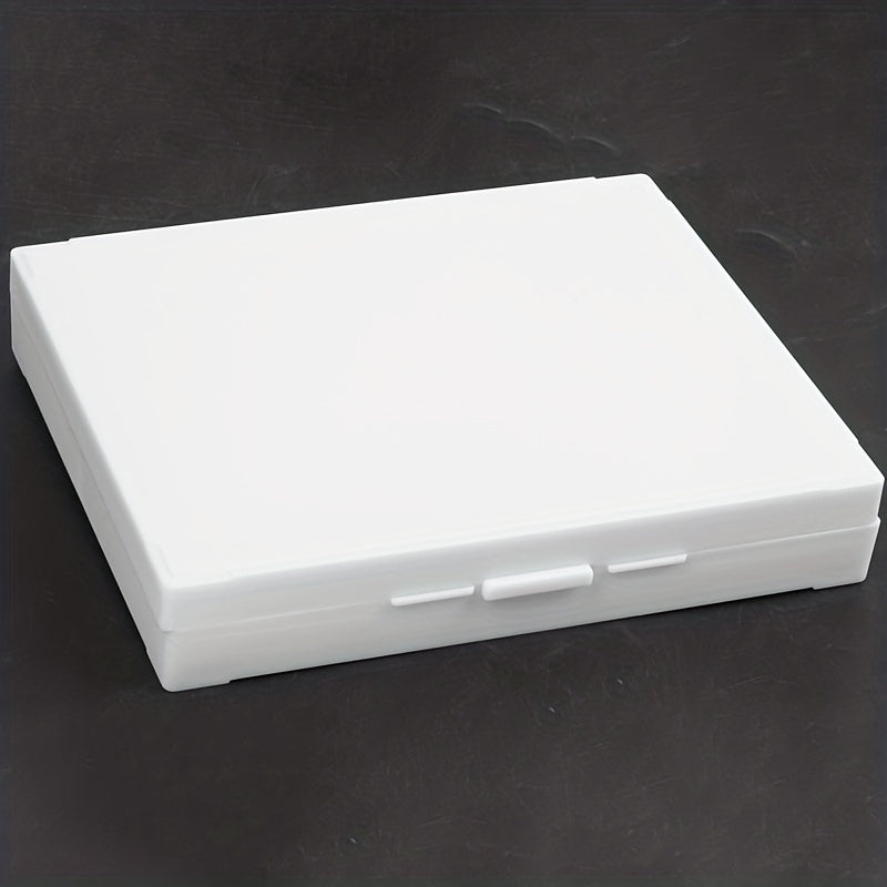 100pcs Biology Glass Microscope Slides Storage Box Case Plastic