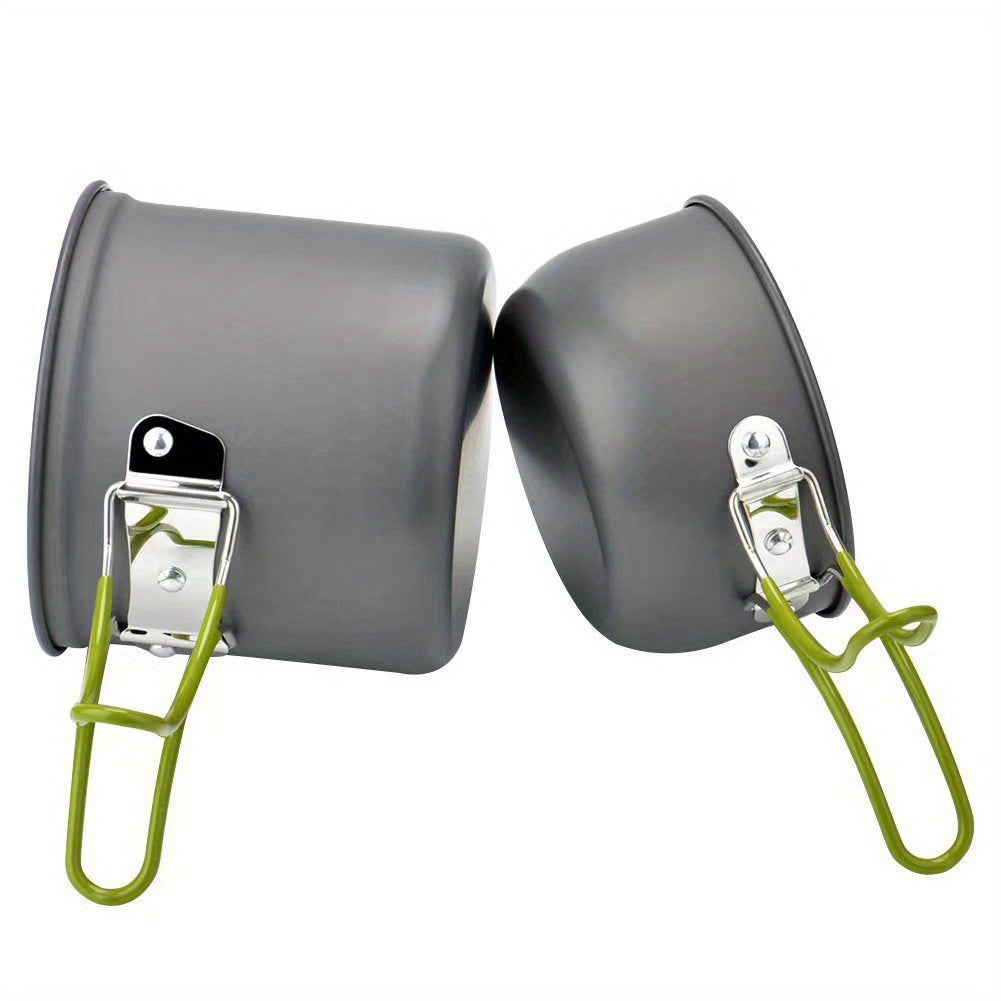 Portable Outdoor Cooking Set Pot Cookware Utensils for Camping Picnic Hiking