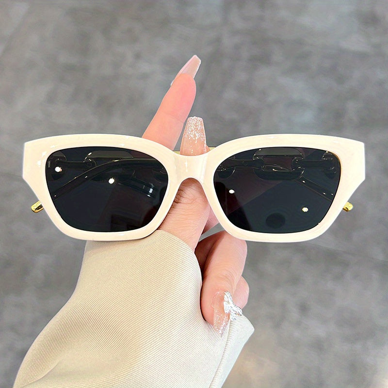 Cat Eye Sunglasses Metal Chain Charm Glasses UV400