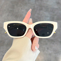 Cat Eye Sunglasses Metal Chain Charm Glasses UV400